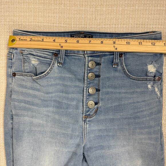 Abercrombie & Fitch High Rise Super‎ Skinny Ankle Size 4 - Picture 4 of 8